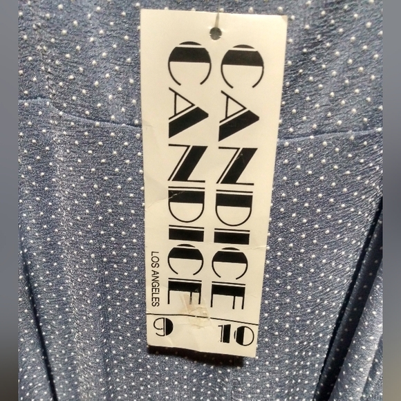Vintage CANDICE Blue Midi Dress. - Picture 3 of 3